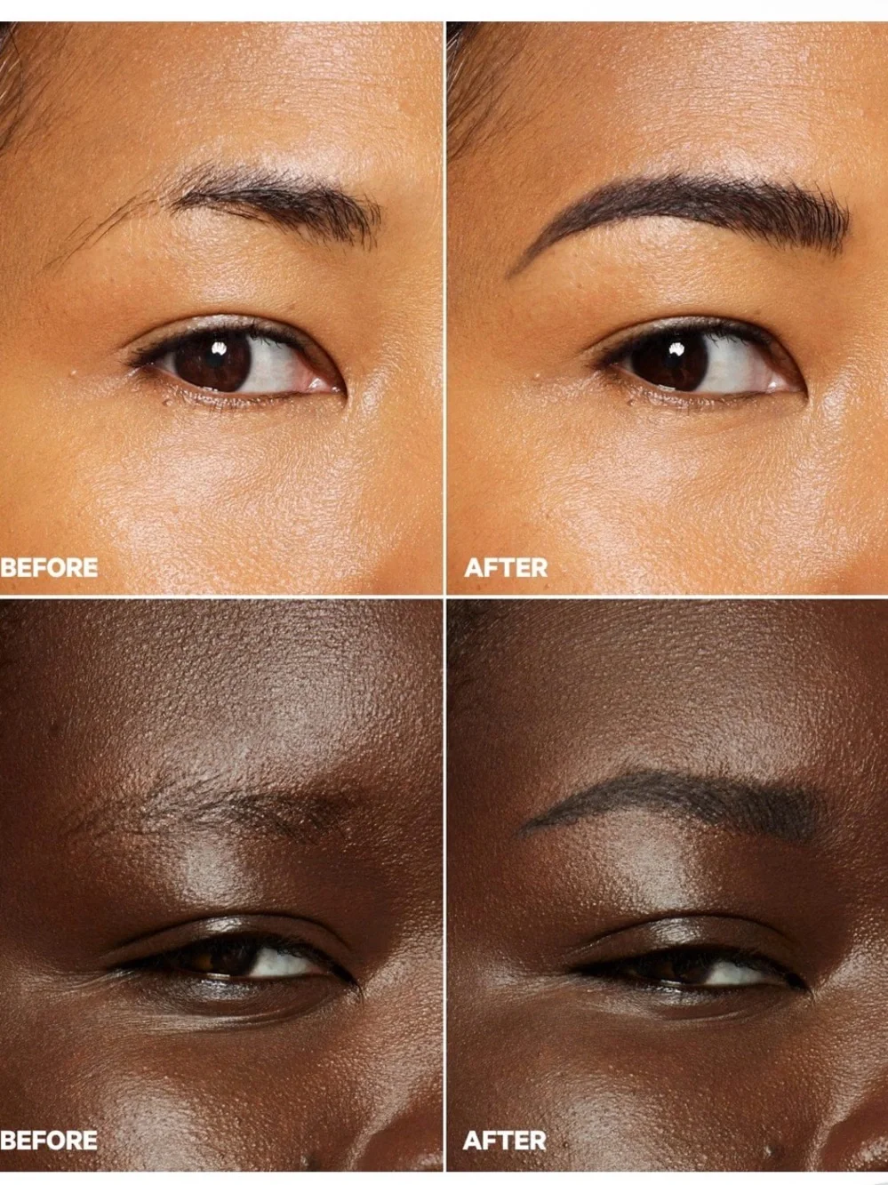 KUSH Fiber Brow Gelthickening brow gel with pro-vitamin B5 Grind/Deep Brown